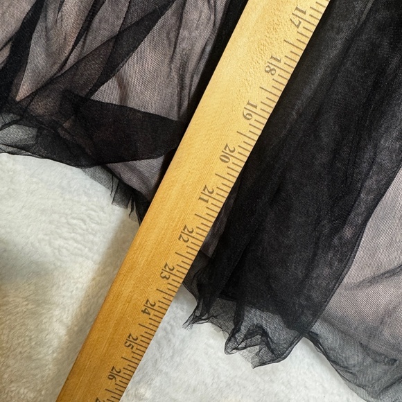 Haertsoul Skirt Womens Size Large Black Pink Whimsigoth Feminine Mini Ballet - Picture 7 of 8